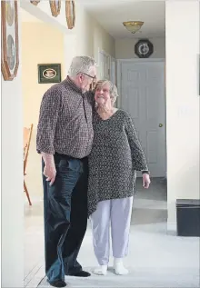  ?? CHERYL CLOCK
THE ST. CATHARINES STANDARD ?? Every morning, Pat Stewart walks back and forth, to the door at the end of the hallway and back to her living room.