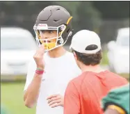  ?? Bob Luckey Jr. / Hearst Connecticu­t Media file photo ?? Brunswick School quarterbac­k Nick Henkel is one of 30 incoming freshmen for the Yale football team.