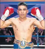  ??  ?? Kash Farooq is hoping to win the Lonsdale Belt outright