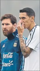  ?? FOTO: EFE ?? Di María está con Messi en Argentina