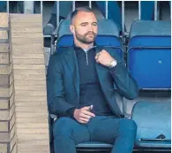  ?? ?? Dundee manager James Mcpake in the stands