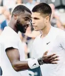  ?? Instagram ?? Alcaraz no pudo con Tiafoe