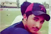  ?? Photo courtesy PCB Twitter ?? Ahmed died during a match in Mardan. —
