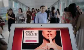  ?? Photograph: Philippe Lopez/AFP/Getty Images ?? Ashley Madison, which was hacked in 2016.