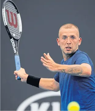  ??  ?? Dan Evans says lower-ranked players need to earn pay day. Shuttersto­ck.