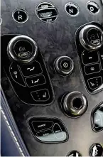  ??  ?? Switches are touch-sensitive; they just lack quality feel of rivals. Still, Aston grips well