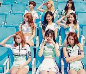  ??  ?? K-pop girl group Twice is the second idol group to accomplish such a feat.