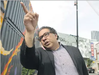  ?? BRITTON LEDINGHAM ?? The big ideas and high ideals that Calgary Mayor Naheed Nenshi stood for in booming times aren’t so vital when everyone is tightening their belt, says columnist Claudia Cattaneo.