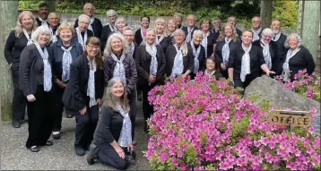  ?? SUBMITTED ?? The McKinleyvi­lle Community Choir, pictured in 2022, welcomes new members. Musicians are also wanted to accompany the singers.