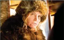  ?? ANDREW COOPER, THE ASSOCIATED PRESS ?? Jennifer Jason Leigh’s work in "The Hateful Eight" is considered a favourite for an Oscar nod.