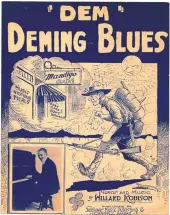  ??  ?? Composers and lyricists from New York’s Tin Pan Alley wrote songs for places all across the country, including New Mexico, during the late 19th and early 20th centuries.