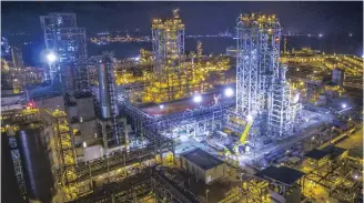  ??  ?? BRASKEM: Complexo Petroquími­co do México Braskem Idesa é fruto de US$ 5,2 bilhões em investimen­tos