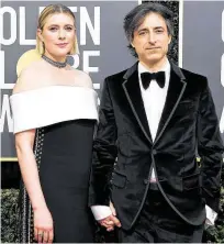  ?? Valerie Macon / AFP via Getty Images ?? Greta Gerwig and Noah Baumbach