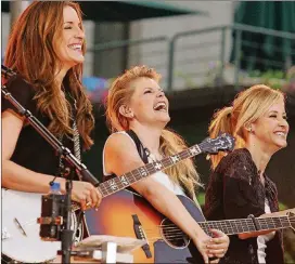  ?? DIMA GAVRYSH/AP ?? The Dixie Chicks performed on ABC’s “Good Morning America” summer concert series in Bryant Park in 2006 in New York.