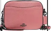  ??  ?? Pink, £250, coach.com