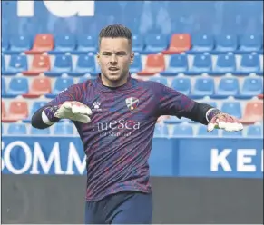  ?? Foto: Laliga ?? Álvaro Fernández tiene contrato con el Huesca hasta junio de 2024