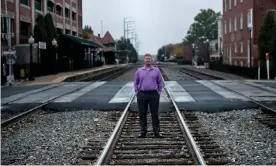  ?? AFP/Getty Images ?? Lee Carter, Virginia’s only socialist state legislator. Photograph: Brendan Smialowski/