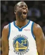  ?? NHAT V. MEYER/MERCURY NEWS ?? Draymond Green is part of an experience­d Warriors starting lineup that will take on the defensive-minded Celtics in the NBA Finals. The series begins Thursday night in San Francisco.