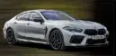  ??  ?? BMW M8 Competitio­n Gran Coupe Month 1
The story so far