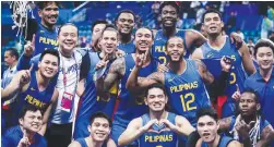  ?? ?? GILAS PILIPINAS gets another recognitio­n for its historic gold-medal victory in the 19th Asian Games in Hangzhou, China this year. (File Photo)