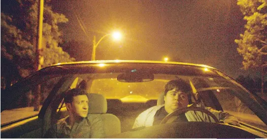  ?? AZ FILMS ?? Montreal filmmaker Jesse Noah Klein’s debut feature, We’re Still Together, follows the unlikely friendship that develops between a couple of mismatched oddballs, Joey Klein, left, and Jesse Camacho, over the course of one night in the city.