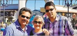  ??  ?? RUSSELL AND PAOLA FRENCH and their son, Kenneth, were all shot by an off-duty LAPD officer during a confrontat­ion at the Costco. Kenneth died.