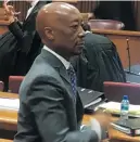  ?? Picture: Ilse de Lange. ?? ATTENTIVE. Tom Moyane in court yesterday.