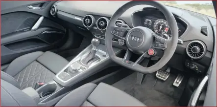  ??  ?? INGAPHAKAT­HI le-Audi TTRS entsha