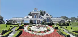  ?? Picture: REUTERS ?? TIME’S UP: Neverland, the former home of Michael Jackson, is to be sold