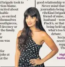  ??  ?? High priestess of Twitter: Jameela Jamil