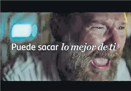  ?? FOTO: BANCO SANTANDER ?? Una imagen de la campaña ‘Football Can’ El vídeo es una propuesta para superar todos los retos, por difíciles que parezcan