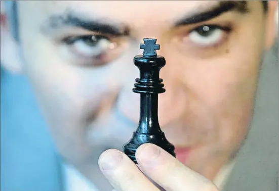  ?? ÀLEX GARCIA ?? A pesar de que se retiró oficialmen­te en el 2005, Kaspárov no ha estado nunca totalmente alejado del ajedrez