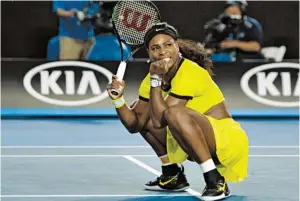  ?? BILD: SN/GEPA PICTURES/HAUER ?? Serena Williams hofft auf ihren 22. Grand-Slam-Titel.