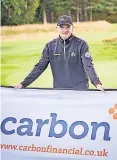  ?? ?? Grateful 1999 Open champion Paul Lawrie welcomed backing from Carbon Financial