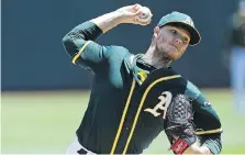  ?? BEN MARGOT/THE ASSOCIATED PRESS/FILES ?? The New York Yankees acquired Oakland A’s starting pitcher Sonny Gray at the deadline for this season’s playoff push, but he’ll be under the team’s control through 2019.