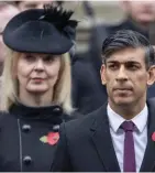  ?? ?? Hospital pass: Former PM Liz Truss with Rushi Sunak