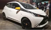  ??  ?? La Toyota Aygo Amazon, scontata del 22%, costa 12.000 euro