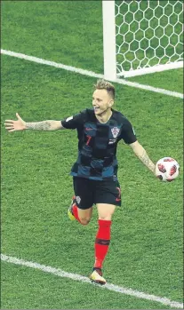  ?? FOTO: EFE ?? Rakitic, ultramotiv­ado para la histórica final