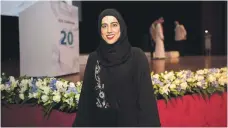  ?? Anna Nielsen for The National ?? ‘We want to bring the health authoritie­s and the community together,’ says Aisha Miran, assistant secretary general for strategy, management and governance