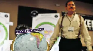  ?? GETTY ?? Die Form der Erde war im November 2018 Thema an der Flat Earth Conference in Denver.