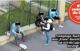  ??  ?? Trinkgelag­e: Nach dem „Krone“-Bericht hat sich die Lage beruhigt.