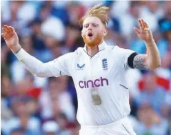  ?? File ?? ±
Ben Stokes is credited to have brought the change in the fortune of England cricket team since taking over as the new captain.