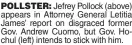  ?? ?? POLLSTER: Jefrey Pollock (above) appears in Attorney General Letitia James’ report on disgraced former Gov. Andrew Cuomo, but Gov. Hochul (left) intends to stick with him.