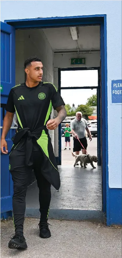  ?? ?? Adam Idah managed 20 goals for Celtic last season and is keen to make his presence felt again this time around