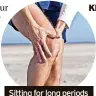  ?? ?? Sitting for long periods can lead to knee pain