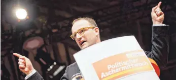  ?? FOTO: DPA ?? Ein Mann mit Ambitionen in Fellbach: Der CDU-Bundestags­abgeordnet­e Jens Spahn.