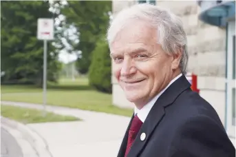  ??  ?? Le nouveau recteur de l’Université de Moncton, Denis Prud’homme. - Acadie Nouvelle: Pascal Raiche-Nogue