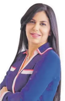  ??  ?? Rosa Amalia Pilarte López, candidata del PRM.