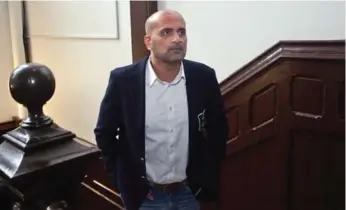  ?? JEFF HARPER/METRO HALIFAX ?? Taxi driver Bassam Al-Rawi enters Halifax provincial court prior to being acquitted of sexual assault on March 1.