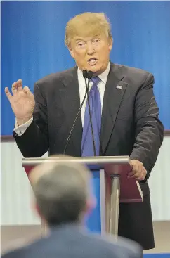  ?? GEOFF ROBINS / AFP / GETTY IMAGES ?? Republican presidenti­al candidate Donald Trump.